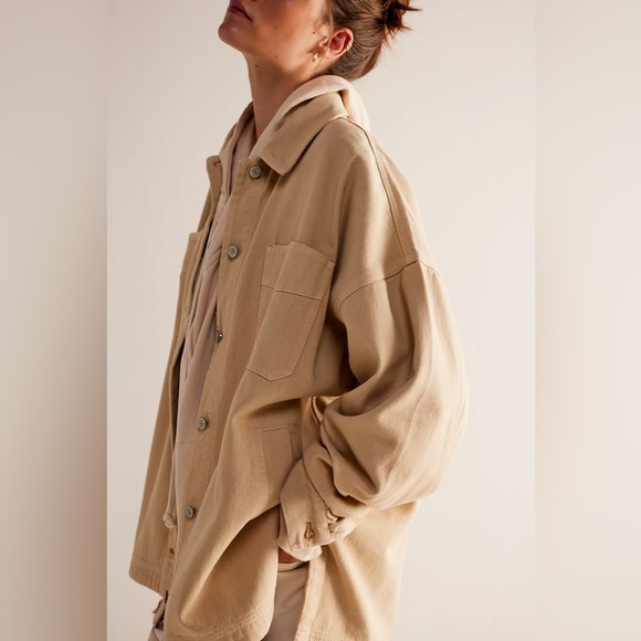 FREE PEOPLE Madison City Denim Jacket - Picture 3 of 4